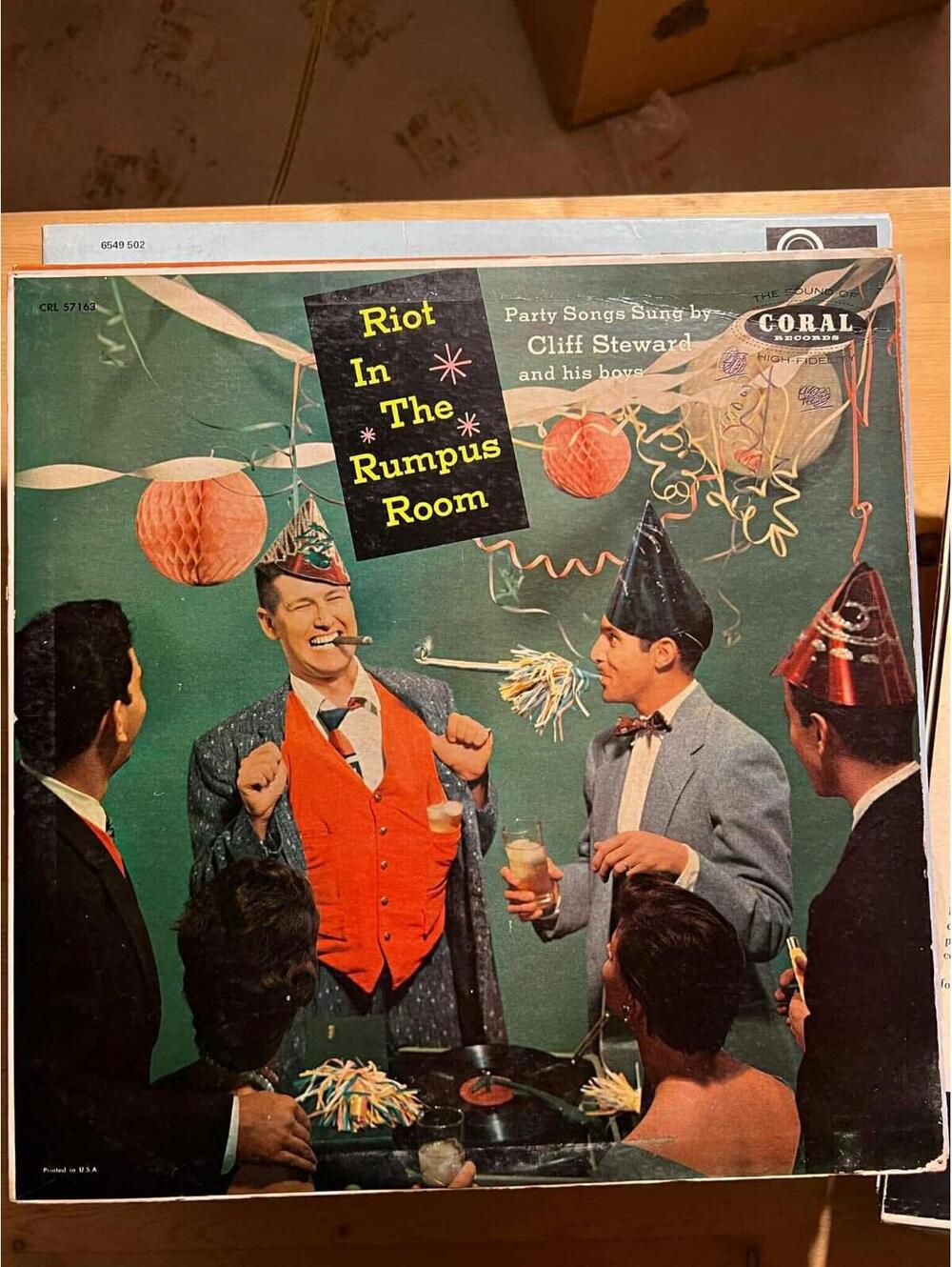 Cliff Steward & His Boro Lounge Boys – Riot In The Rumpus Room VG+ AB24